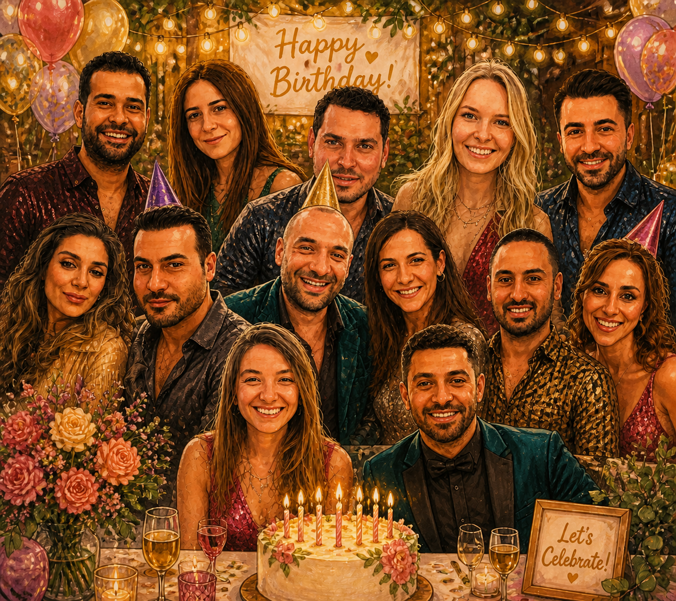 Selin'in geçen yılki doğum günü kutlamasından bir an